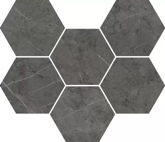 ШАРМ ЭВО АНТРАЧИТ МОЗАИКА ГЕКСАГОН